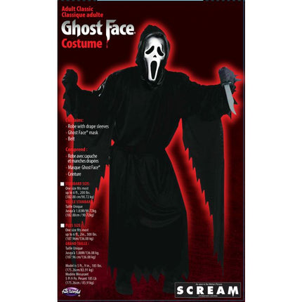 Men's Ghost Face Scream Adult Costume