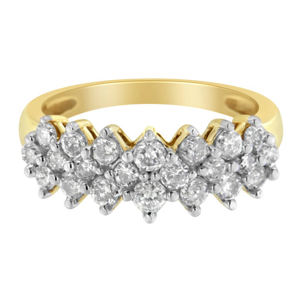 1 Ct Diamond Ring 10K Yellow Gold | Round Cut Bridal & Fashion Ring