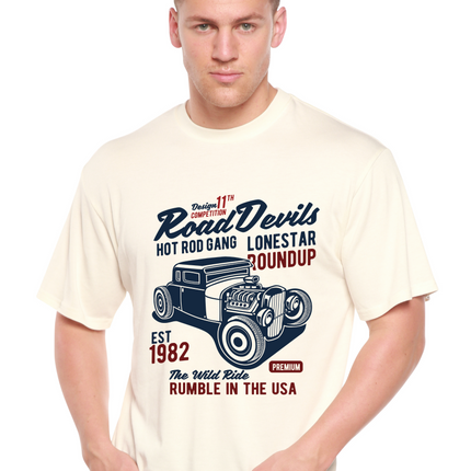 Road Devils Spun Bamboo® Men's Bamboo Viscose/Organic Cotton Short Sleeve Graphic T-Shirt