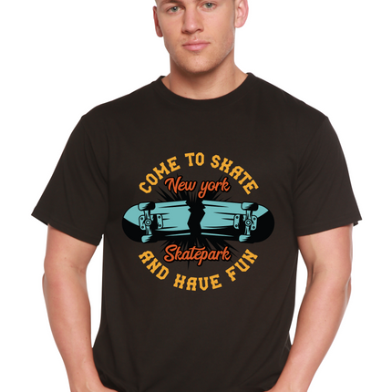 New York Skatepark Men's Bamboo Viscose/Organic Cotton Short Sleeve Graphic T-Shirt
