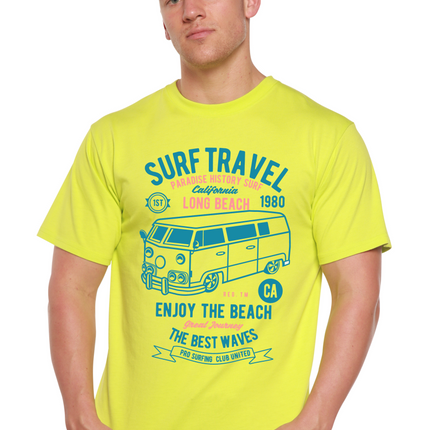 Surf Travel Spun Bamboo® Men's Bamboo Viscose/Organic Cotton Short Sleeve Graphic T-Shirt
