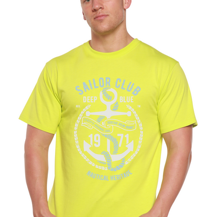 Sailor Club Spun Bamboo® Men's Bamboo Viscose/Organic Cotton Short Sleeve Graphic T-Shirt