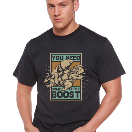 You Need Boost Men's Bamboo Viscose/Organic Cotton Short Sleeve Graphic T-Shirt