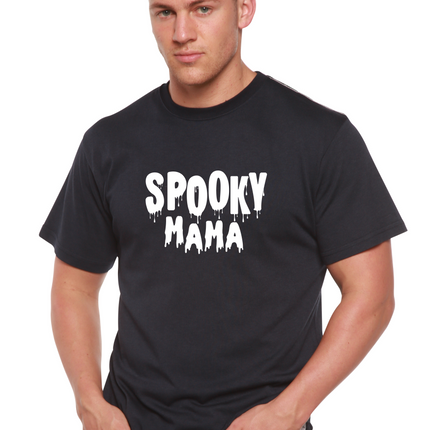 Spooky Mama Halloween Men's Bamboo Viscose/Organic Cotton Short Sleeve Graphic T-Shirt