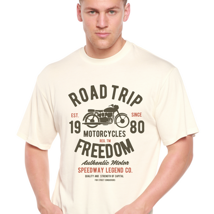 Road Trip Spun Bamboo® Men's Bamboo Viscose/Organic Cotton Short Sleeve Graphic T-Shirt