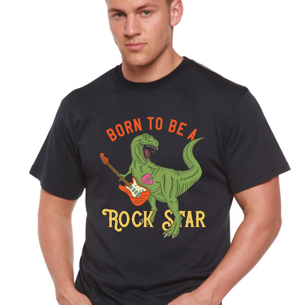 Born To Be A Rock Star Men's Bamboo Viscose/Organic Cotton Short Sleeve Graphic T-Shirt
