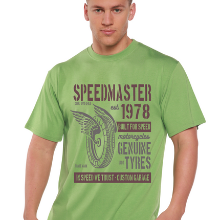 Speed Master Spun Bamboo® Men's Bamboo Viscose/Organic Cotton Short Sleeve Graphic T-Shirt
