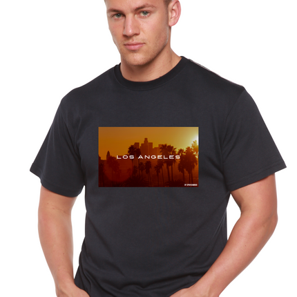 Los Angeles Unisex Bamboo Viscose/Organic Cotton Short Sleeve Graphic T-Shirt