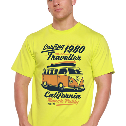 Surfing 1980 Spun Bamboo® Men's Bamboo Viscose/Organic Cotton Short Sleeve Graphic T-Shirt