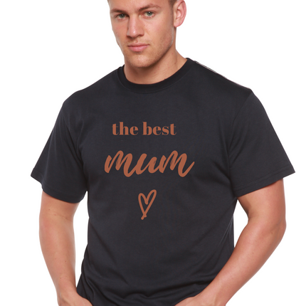 The Best Mum Unisex Bamboo Viscose/Organic Cotton Short Sleeve Graphic T-Shirt