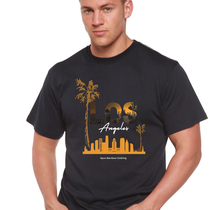 Los Angeles Unisex Bamboo Viscose/Organic Cotton Short Sleeve Graphic T-Shirt