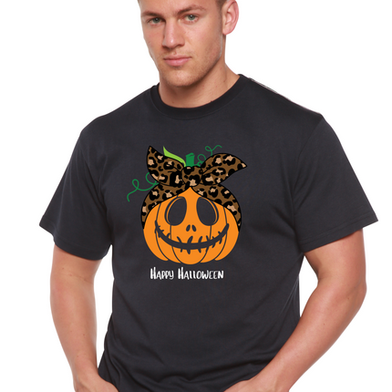 Happy Halloween Men's Bamboo Viscose/Organic Cotton Short Sleeve Graphic T-Shirt