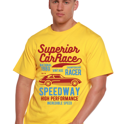 Superior Car Spun Bamboo® Men's Bamboo Viscose/Organic Cotton Short Sleeve Graphic T-Shirt