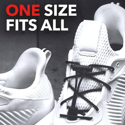 3 Pairs Kiwi Sneaker No-tie Shoe Laces, White - One Size