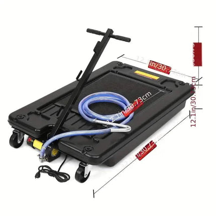 17 Gallon Low Profile Oil Drain with Electric Pump