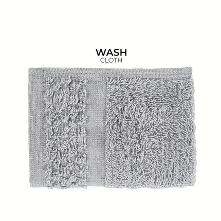 Gray Cotton Bath Towel Set (10–32 pcs)