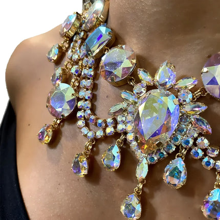 Rhinestone Statement Necklace
