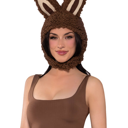 Halloween accessory Bunny Monster bonnet - Brown - O/S