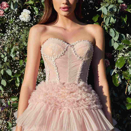 Andrea & Leo A1017 Corset Princessa Tulle Ruffle Ball Gown