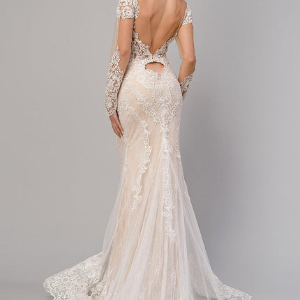 Andrea & Leo A1022 Bohemian Lace Mermaid Gown