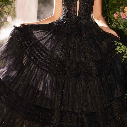 Andrea & Leo A1247 Floor Length Princess Layered Tulle Ball Gown