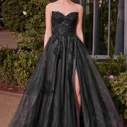 Andrea & Leo A1378 Dress Strapless Layered Tulle Ball Gown