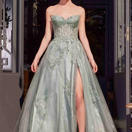 Andrea & Leo A1378 Dress Strapless Layered Tulle Ball Gown