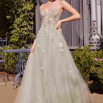 Andrea & Leo A1418 Dress Long Strapless A-Line Ball Gown