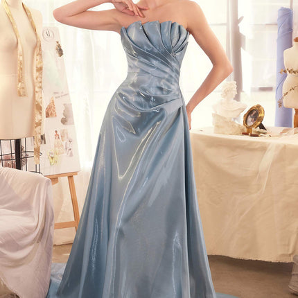 Andrea & Leo A1439 Dress Pleated Origami Liquid Taffeta Gown