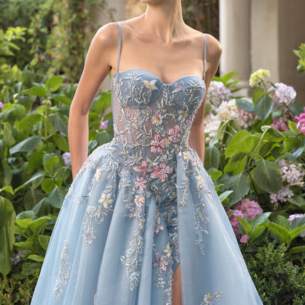 Andrea & Leo A1490 Whimsical Strapless Prom Ball Gown