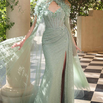 Andrea & Leo A1494 Strapless Sweetheart Fitted Formal Gown