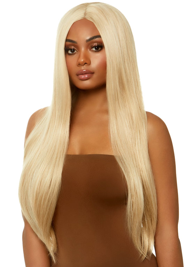 33"" Long Straight Center Part Wig - Blond - O/S