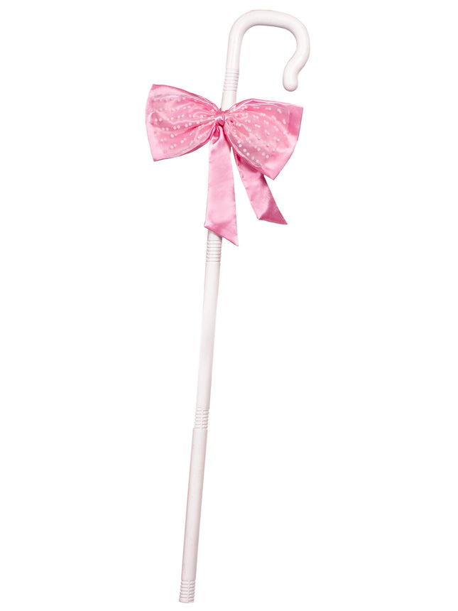 Detachable Shepherds Hood with Bow Accent - White - O/S