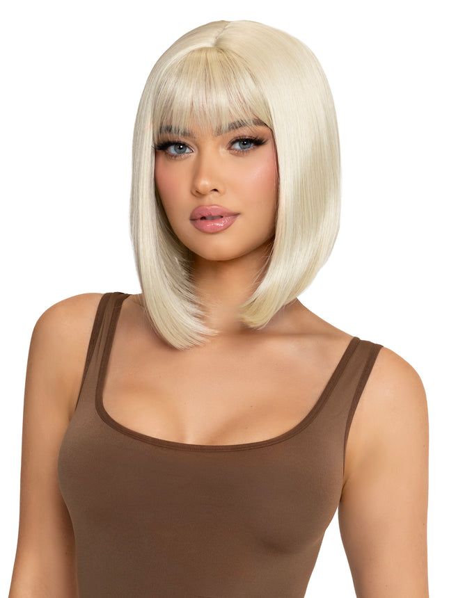 Angled Bob Wig - Blonde - O/S