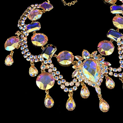 Rhinestone Statement Necklace