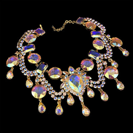Rhinestone Statement Necklace