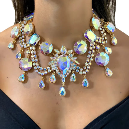Rhinestone Statement Necklace