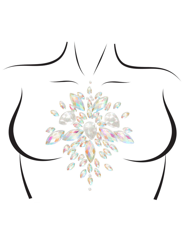 Celestial Body Jewels Sticker - Clear - O/S