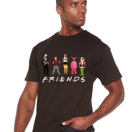Funny Christmas Movies Printed Men's Bamboo T-Shirt