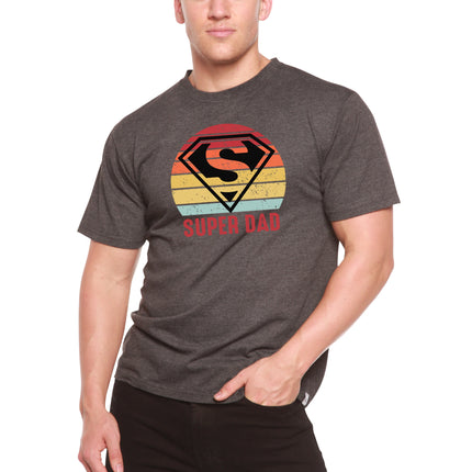 Super Dad Men's Bamboo Viscose/Organic Cotton Short Sleeve Graphic T-Shirt