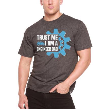 Trust Me I'm a Engineer Dad Men's Bamboo Viscose/Organic Cotton Short Sleeve Graphic T-Shirt