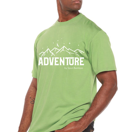 Adventure Printed Men's Bamboo Viscose/Organic Cotton Short Sleeve T-Shirt