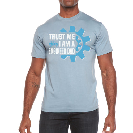 Trust Me I'm a Engineer Dad Men's Bamboo Viscose/Organic Cotton Short Sleeve Graphic T-Shirt