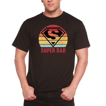 Super Dad Men's Bamboo Viscose/Organic Cotton Short Sleeve Graphic T-Shirt
