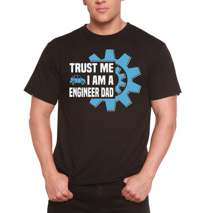 Trust Me I'm a Engineer Dad Men's Bamboo Viscose/Organic Cotton Short Sleeve Graphic T-Shirt