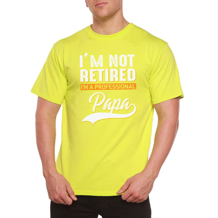 I'm not Retired Men's Bamboo Viscose/Organic Cotton Short Sleeve Graphic T-Shirt