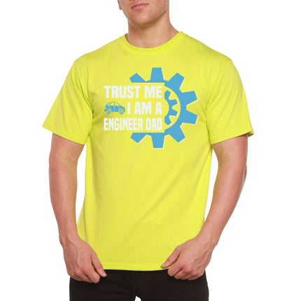 Trust Me I'm a Engineer Dad Men's Bamboo Viscose/Organic Cotton Short Sleeve Graphic T-Shirt