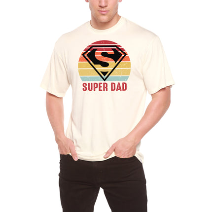 Super Dad Men's Bamboo Viscose/Organic Cotton Short Sleeve Graphic T-Shirt