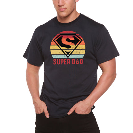 Super Dad Men's Bamboo Viscose/Organic Cotton Short Sleeve Graphic T-Shirt