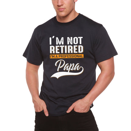 I'm not Retired Men's Bamboo Viscose/Organic Cotton Short Sleeve Graphic T-Shirt